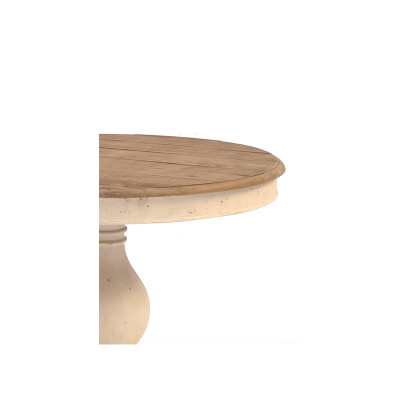 Portugal natural and white pine dining table