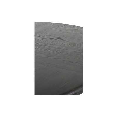 Diros black oak dining table