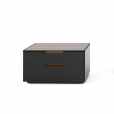Tulsa black nightstand