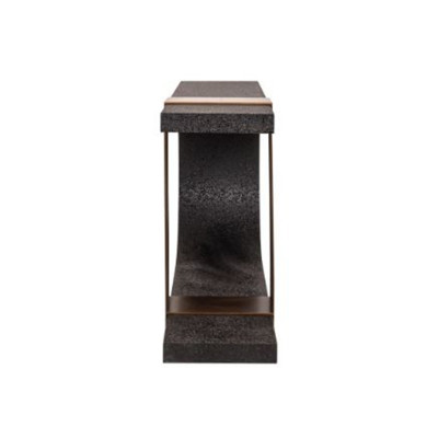 Bazel black-gold console table