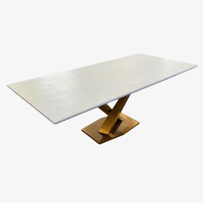 Golden dining table