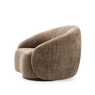 Amore brown swivel armchair