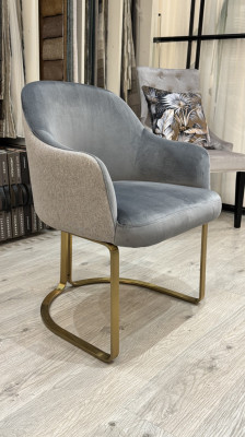 Zoye chari - natural + velvet