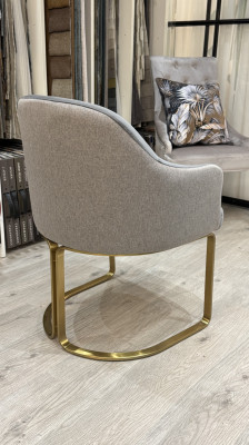 Zoye chari - natural + velvet