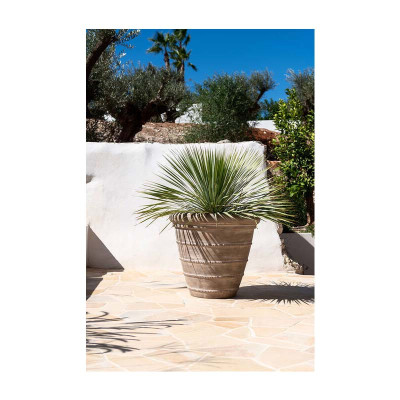 Selena Chalk beige plant pot