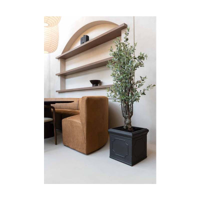 Block Classic black plant pot