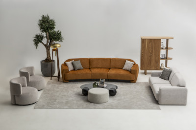 Harmony glass coffee table