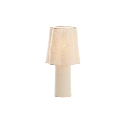 Musaby linen natural table lamp
