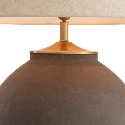 Moon Jar taupe table lamp