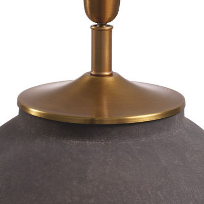 Moon Jar taupe table lamp