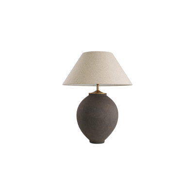 Moon Jar taupe table lamp