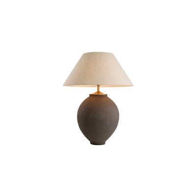 Moon Jar taupe table lamp