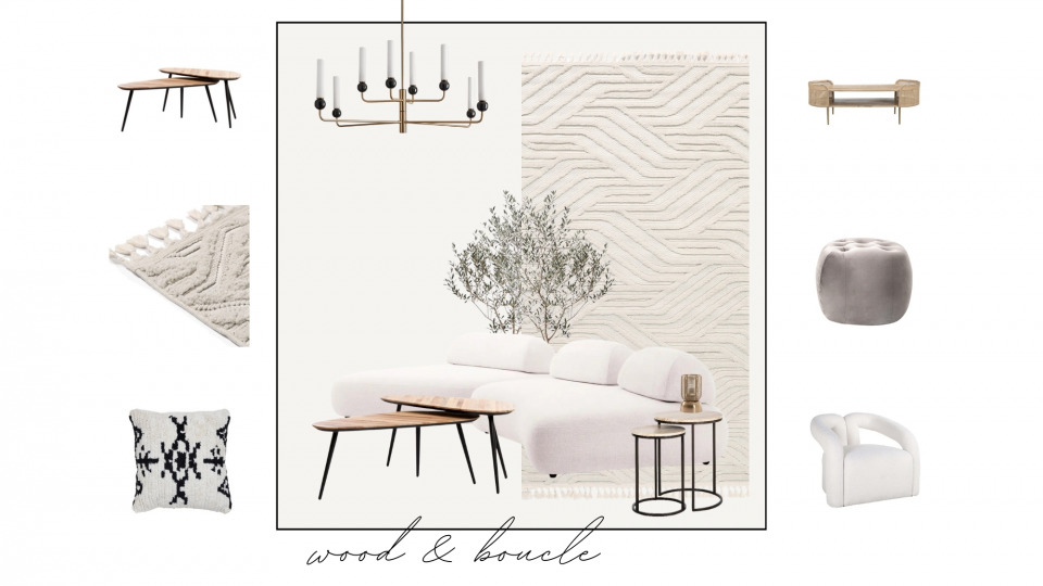 Art&Deco - Wood & Boucle