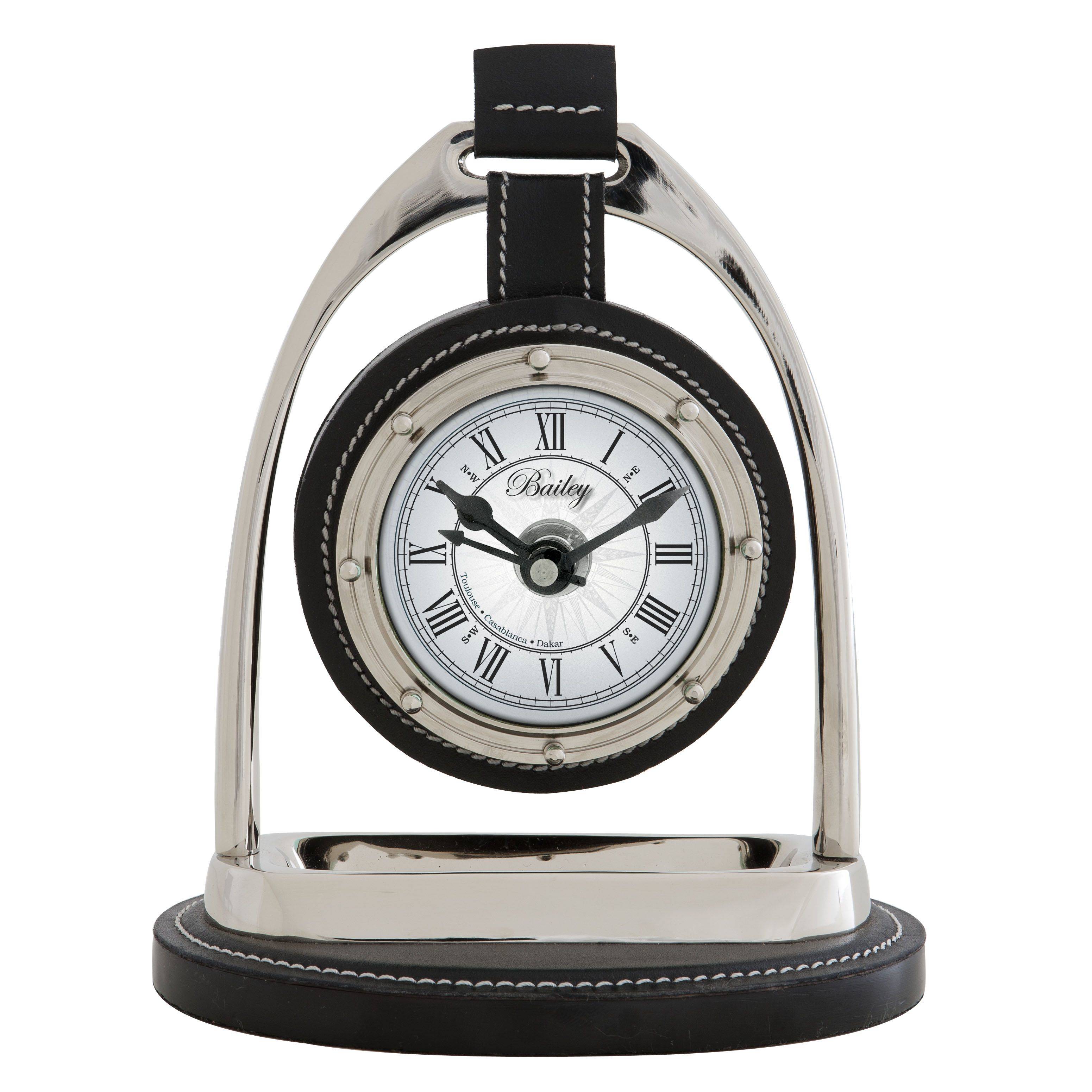 Bailey chrome clock