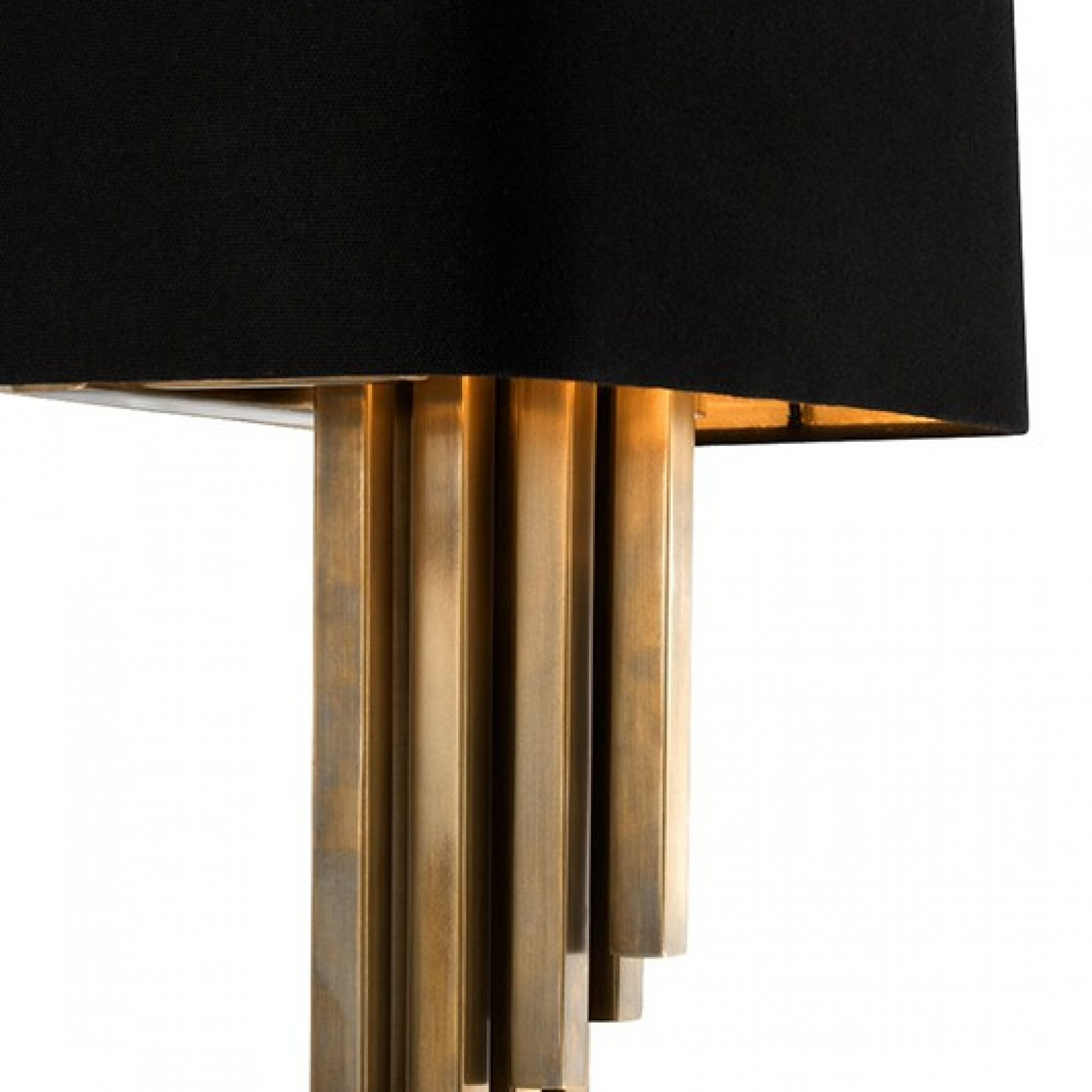 Caruso brass wall lamp