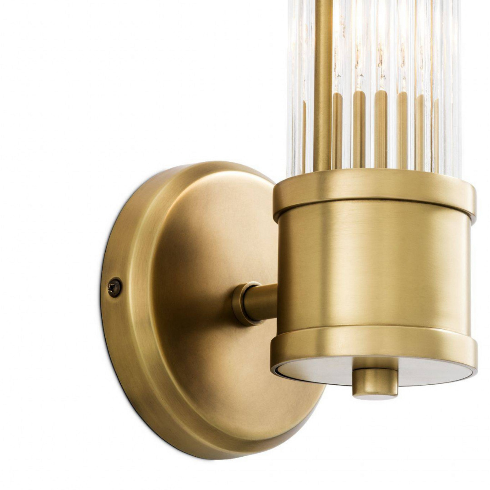 Claridges brass wall lamp