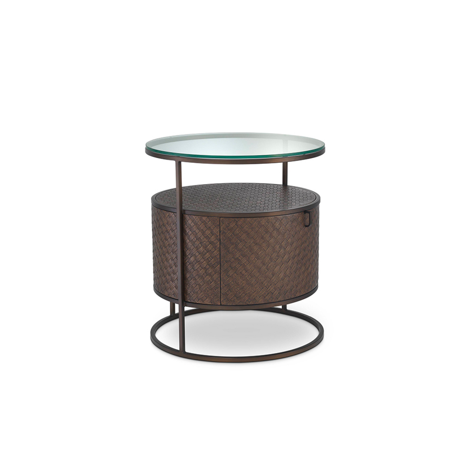 Napa Valley side table with drawer