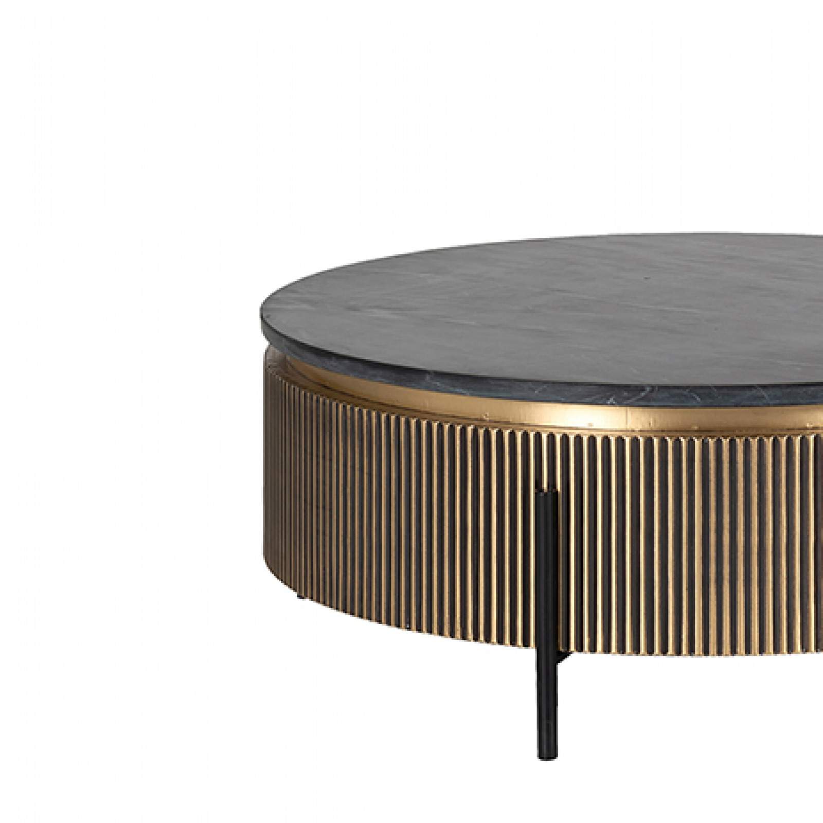 Ironville round coffee table
