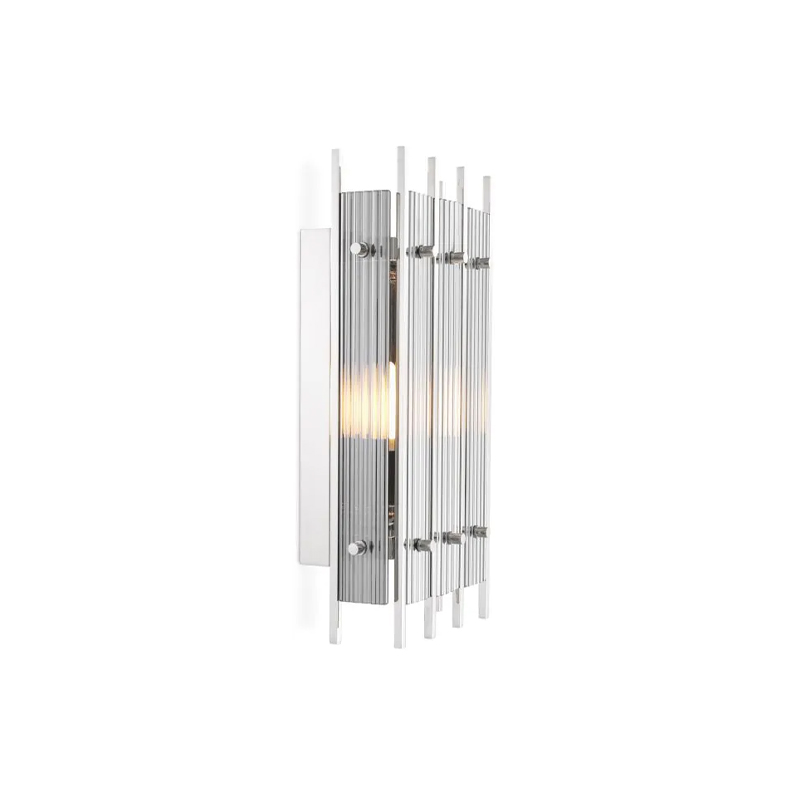 Sparks nickel finish wall lamp