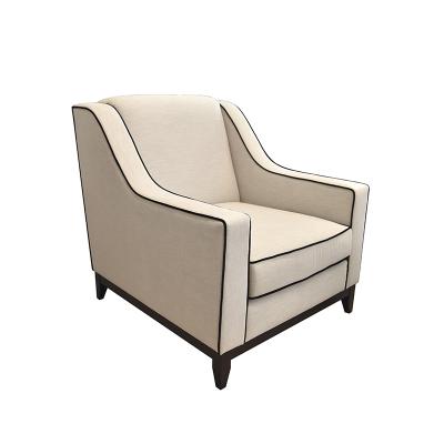 Macy armchair with black lines