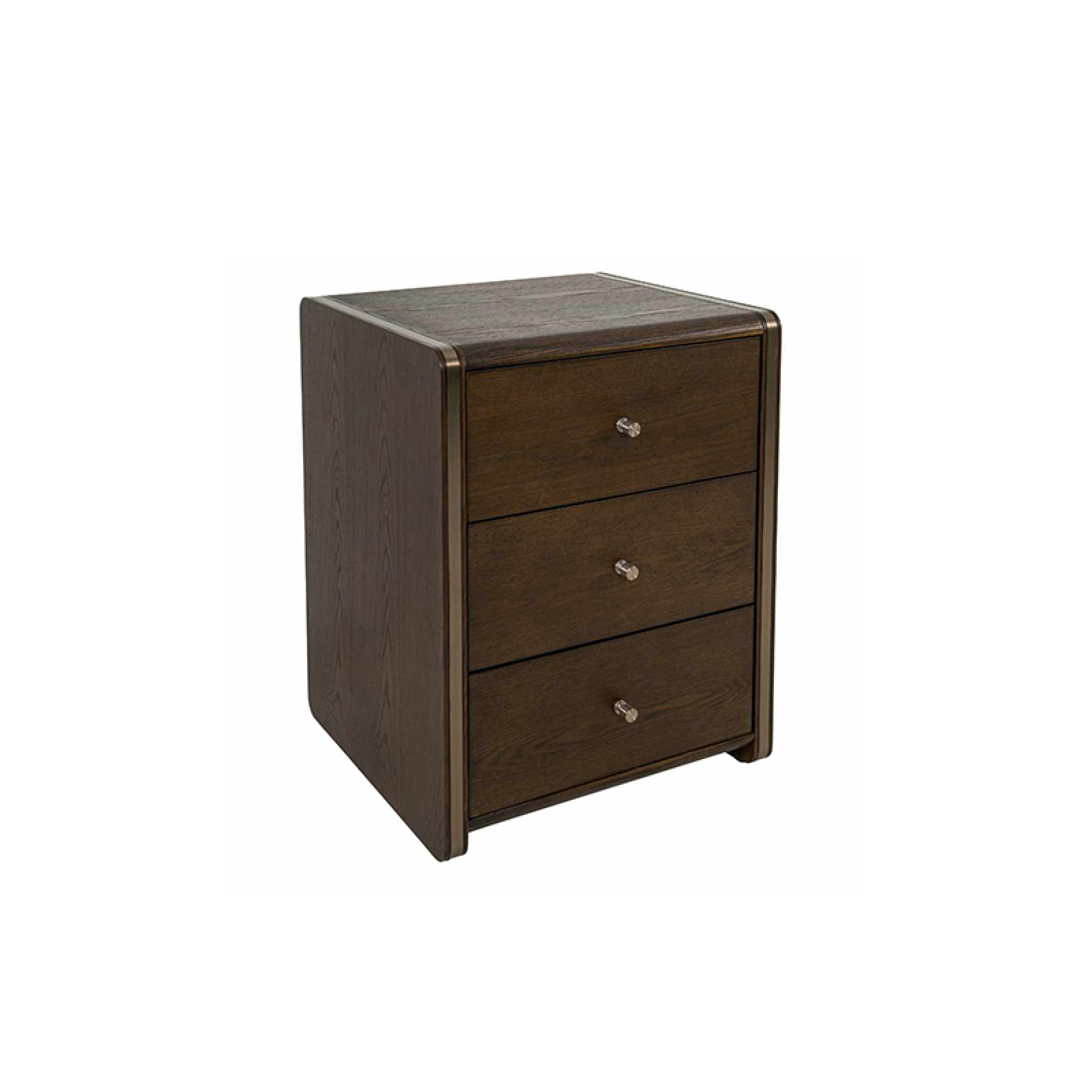 Kime 3 Drawer Side Table