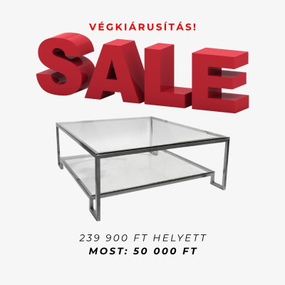 Ming silver coffee table