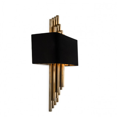 Caruso brass wall lamp