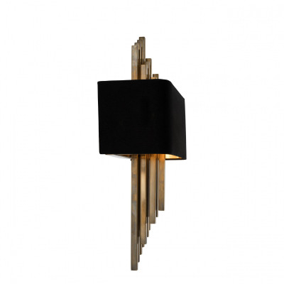 Caruso brass wall lamp