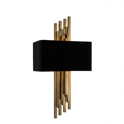 Caruso brass wall lamp