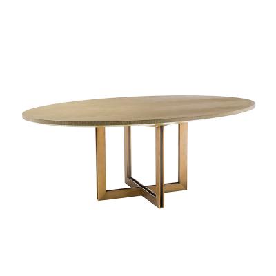 Melchior oval dining table