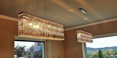 Linea Prism chrystal chandelier