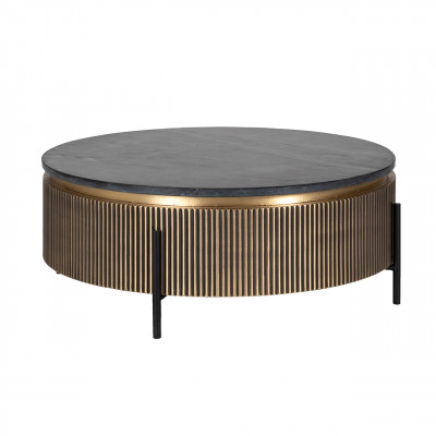 Ironville round coffee table