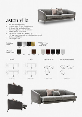 Aston Villa sofa