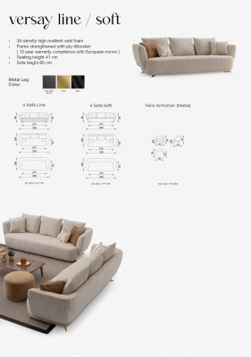 Versay Soft Line sofa