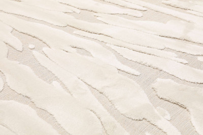 Sierra round rug, cream white