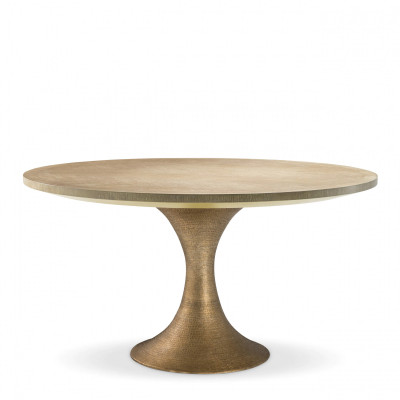 Melchior gold dining table