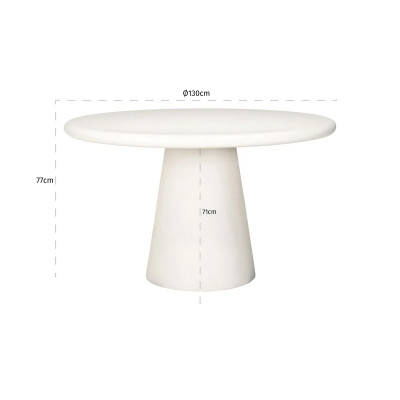 Bloomstone round dining table