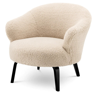 Moretti cream boucle chair