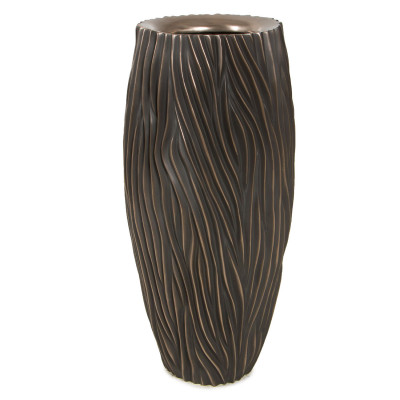 River bronze floor vase L