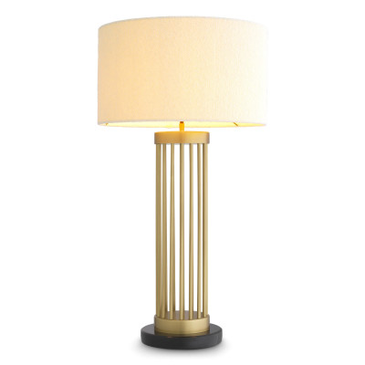 Condo white table lamp