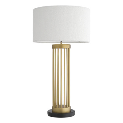 Condo white table lamp