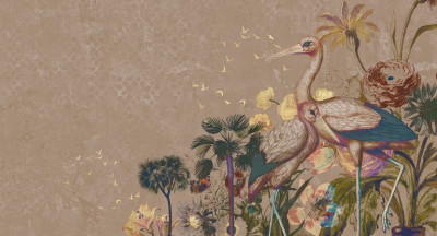 Muance Cranes in Love wallpaper