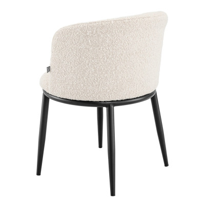 Filmore white bouckle chair set of 2