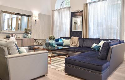 Dallas Blue sofa