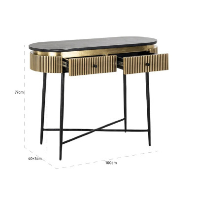 Ironville console table