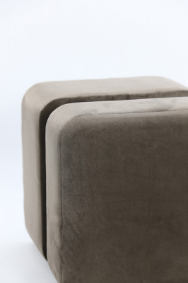 Piazza Taupe stool