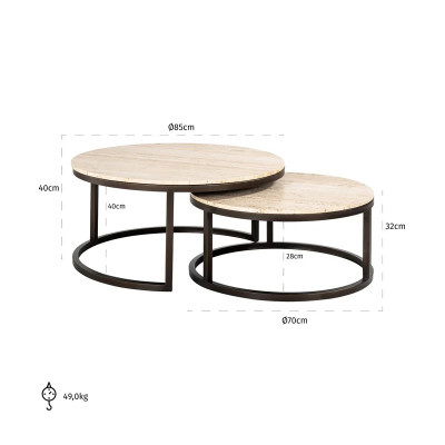 Avalon coffee table set