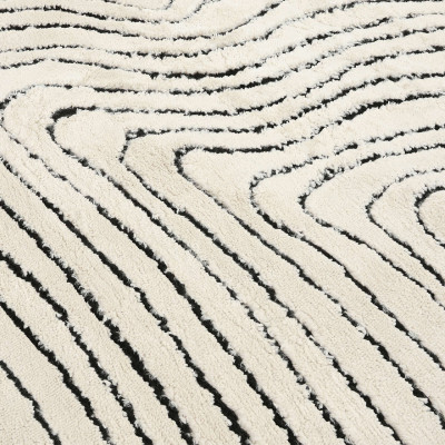 Chaima cream white rug