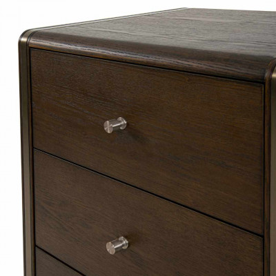 Kime 3 Drawer Side Table