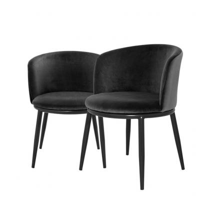 Filmore Black chair set of 2
